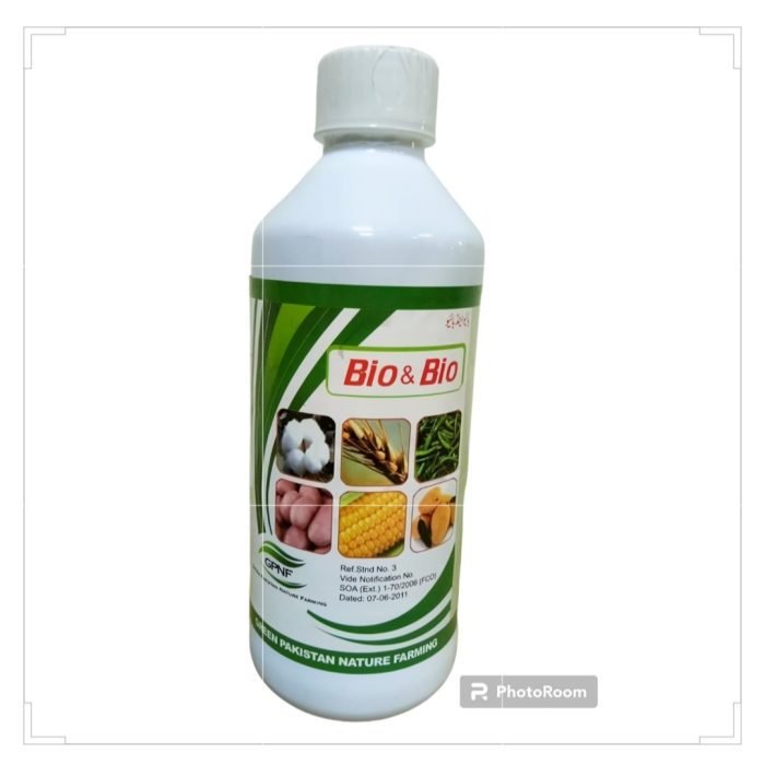 Bio & Bio 1litre Plant Growth Promoting Rhizobacteria CFU 10 Green Pakistan Nature Farming Rhizo Phos BIO BIO
