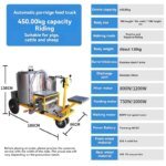 450kg Automatic Pig Feed Wagon - Electric Liquid/Slurry Feeding System For Swine Farm With Adjustable Flow & Mobile Cart Design