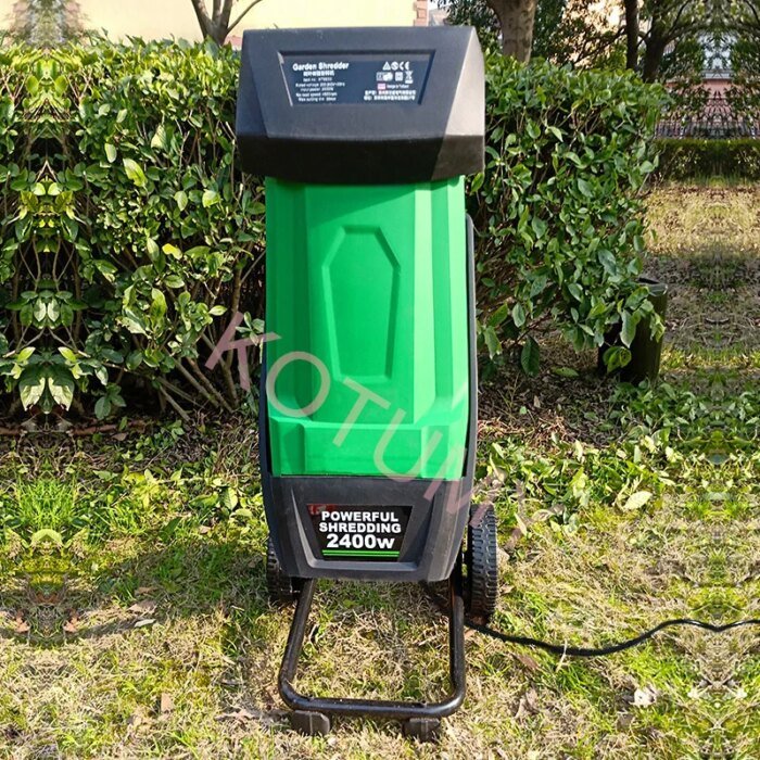 50L Electric Wood Shredder Electric Crusher Garden Tool Multifunctional Shredder of Branches of Leaves Wood Crusher 2400W - Image 5