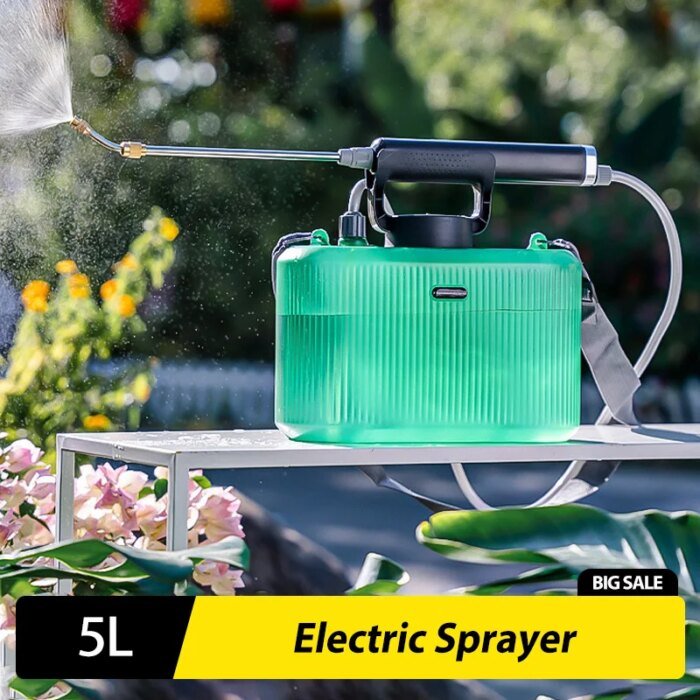 Agricultural Sprayer Lithium Battery Backpack Pesticide Sprayer High-Pressure New Disinfection Irrigation Electric Sprayer - Image 1