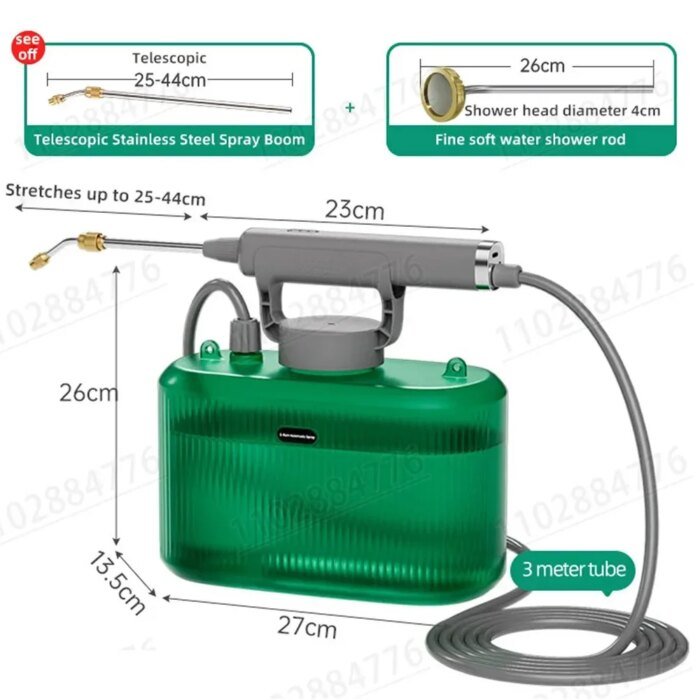 Agricultural Sprayer Lithium Battery Backpack Pesticide Sprayer High-Pressure New Disinfection Irrigation Electric Sprayer - Image 6
