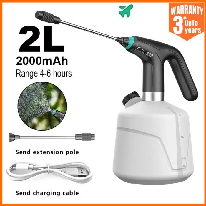 2L Agriculture Electric Sprayer Pesticide Garden sprayer Watering Spray Disinfection Filling Sprayer Garden Irrigation Tools - Image 1