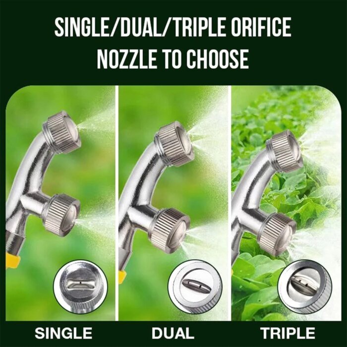 Agricultural Atomizing Sprayer Nozzle Single/Double/Three Holes Nozzle Head Garden Lawn Irrigation Pesticide Spraying Sprinkler - Image 3