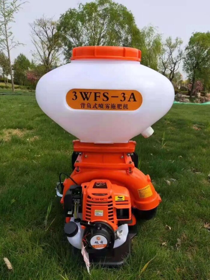 3WFS-3A Fertilization Sprayer Backpack 4 Stroke Gas High Power Agricultural Pesticide Spray Lime Powder Dry Powder Machine - Image 2