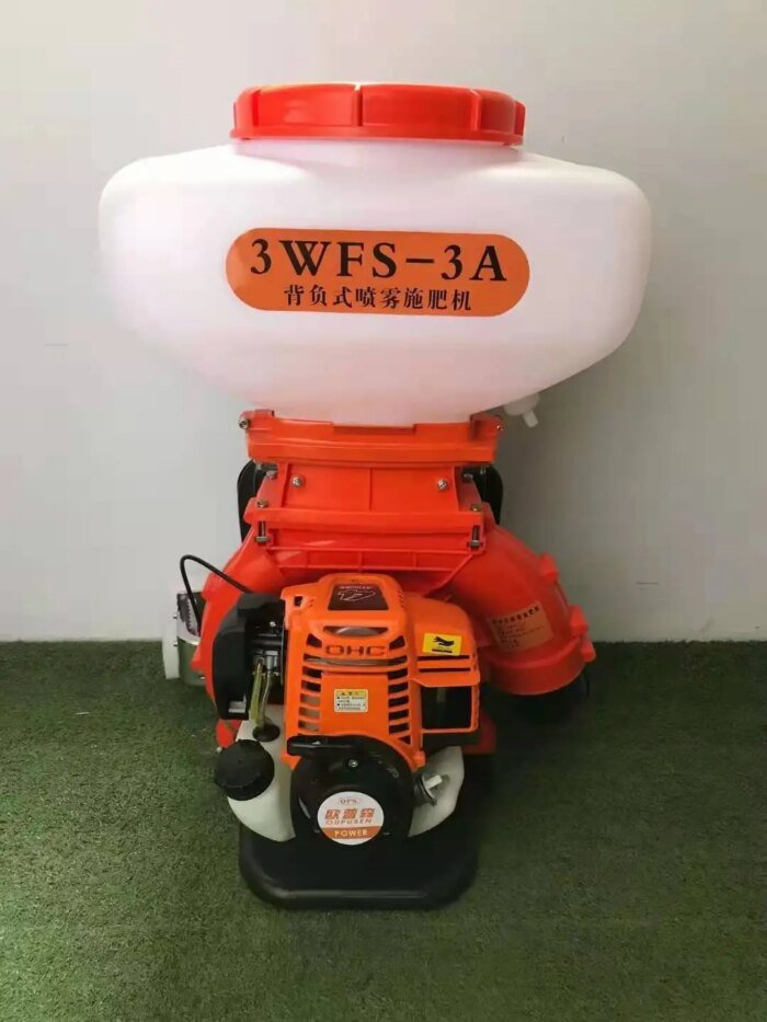 3WFS-3A Fertilization Sprayer Backpack 4 Stroke Gas High Power Agricultural Pesticide Spray Lime Powder Dry Powder Machine - Image 3