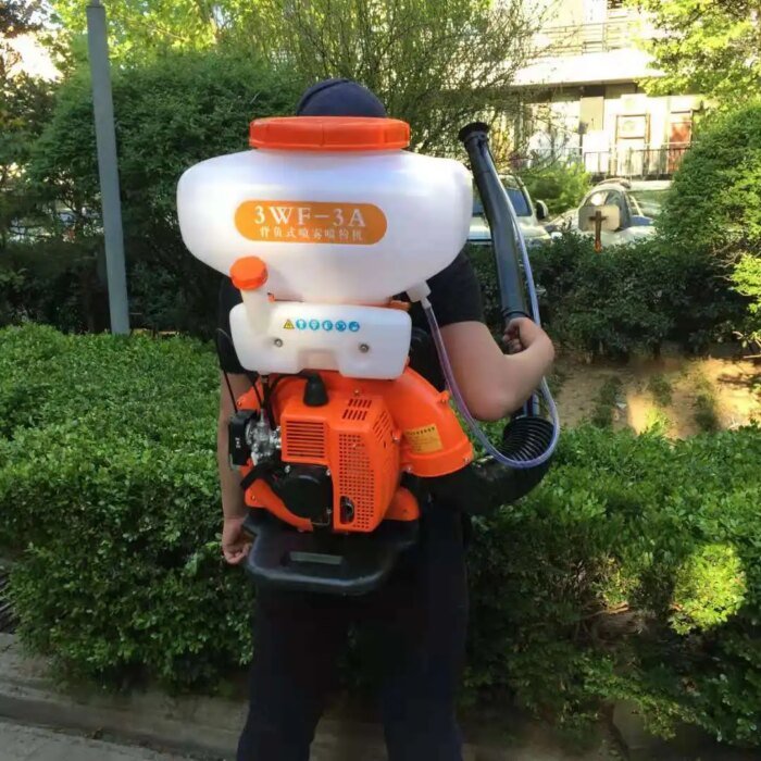 3WFS-3A Fertilization Sprayer Backpack 4 Stroke Gas High Power Agricultural Pesticide Spray Lime Powder Dry Powder Machine - Image 4