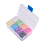 Mixed 12/0 Round Glass Seed Beads Mixed Color 2mm Hole: 1mm 12500pcs/box - Image 2