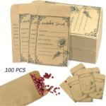 50/100pcs Seed Envelopes 4.72 * 3.15 inch Small Envelope Collection Vegetable Plant Garden Seeds