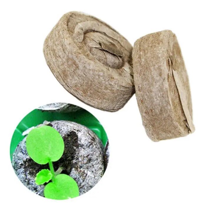 10 Peat Pellets 30mm Soil Seeds Starting Soil Pellet Fiber Soil Indoor Seed Starter Kit For Garden Or Planter Pot Grow Herb - Image 2