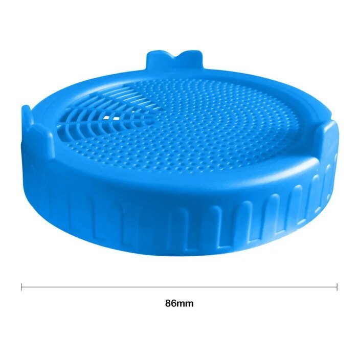 Safe Seeds Planting Sprouting Lid Bottles Mesh Cover for Wide-mouthed Mason Jar Food Grade Mesh Sprout Cover Kit - Image 6