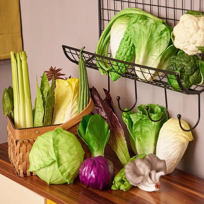 vegetable strawberry Onion Broccoli Cucumber Eggplant Pepper Pumpkin Cabbage Shallot Carrot Tomato Lettuce Chili celery Corn - Image 1