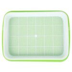 1PC Seed Sprouter Tray Wheatgrass Sprouting Pot Planter Soilless Bean Culture Hydroponic Nursery Plate Cat Grass Bonsai Seeds - Image 6