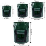 Potatoes Grow Bags 3/5/10 Gallon Gardening Plant Growing Bags for Potato Tomato Carrot & Other Vegetable Planter Container - Image 6