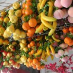 1PCS Simulated fruit skewers, apple pendants, restaurant model, fruit and vegetable farmhouse, wall hanging - Image 2