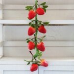 1PCS Simulated fruit skewers, apple pendants, restaurant model, fruit and vegetable farmhouse, wall hanging - Image 4