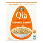 Nature's Path Organic Qi'a Superfood Hot Oatmeal-Case of 6 8 oz Superseeds and Grains Instant Breakfast Cereal