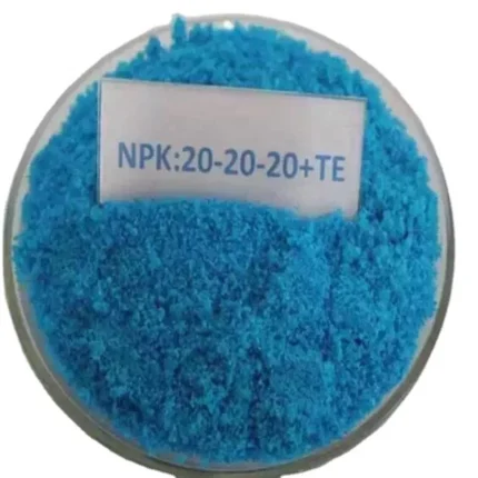JRZ Soluble NPK Blue Powder Fertilizer NPK 20-20-20+TE Price